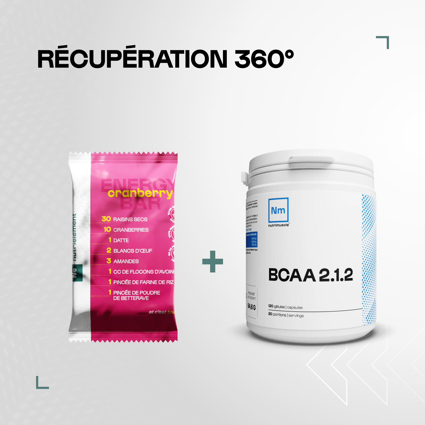 Barres Protéine & Energie - lot de 4