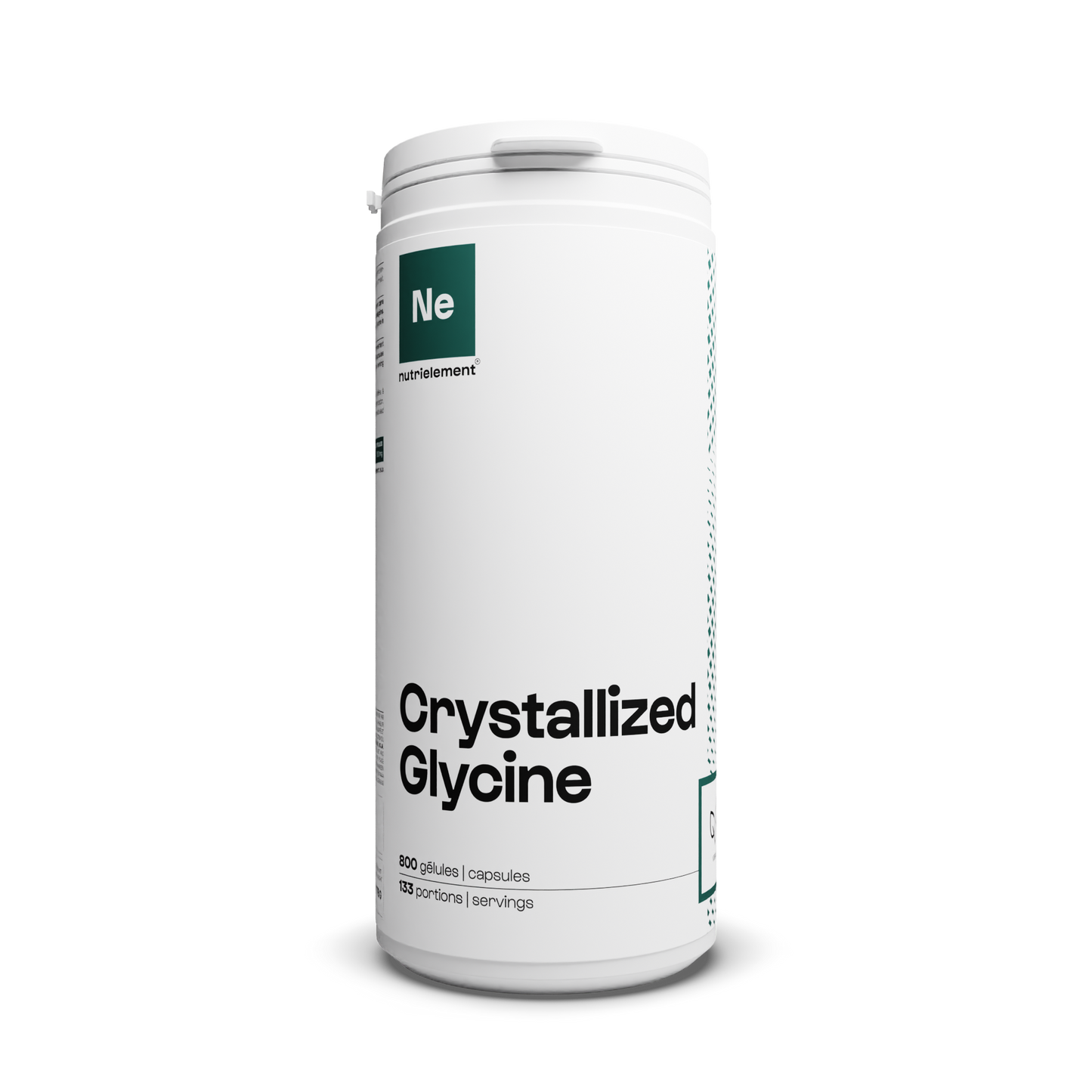 Kristallisierter Glycin in Kapseln