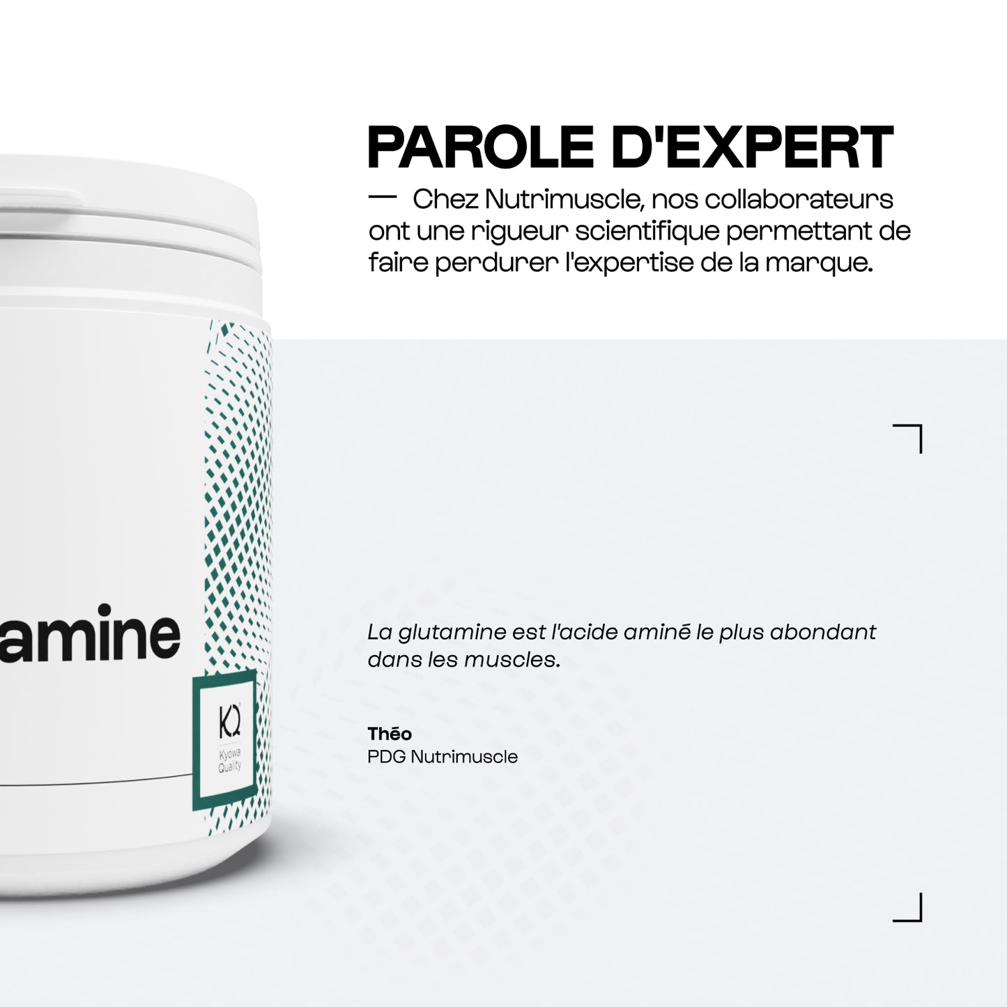 Glutamin (L-Glutamin) Pulver