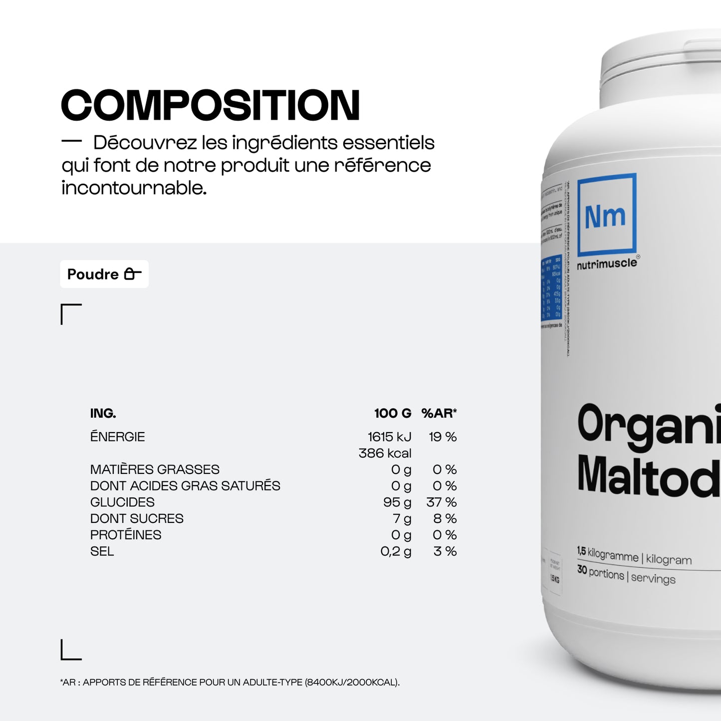 Biologisches Maltodextrin
