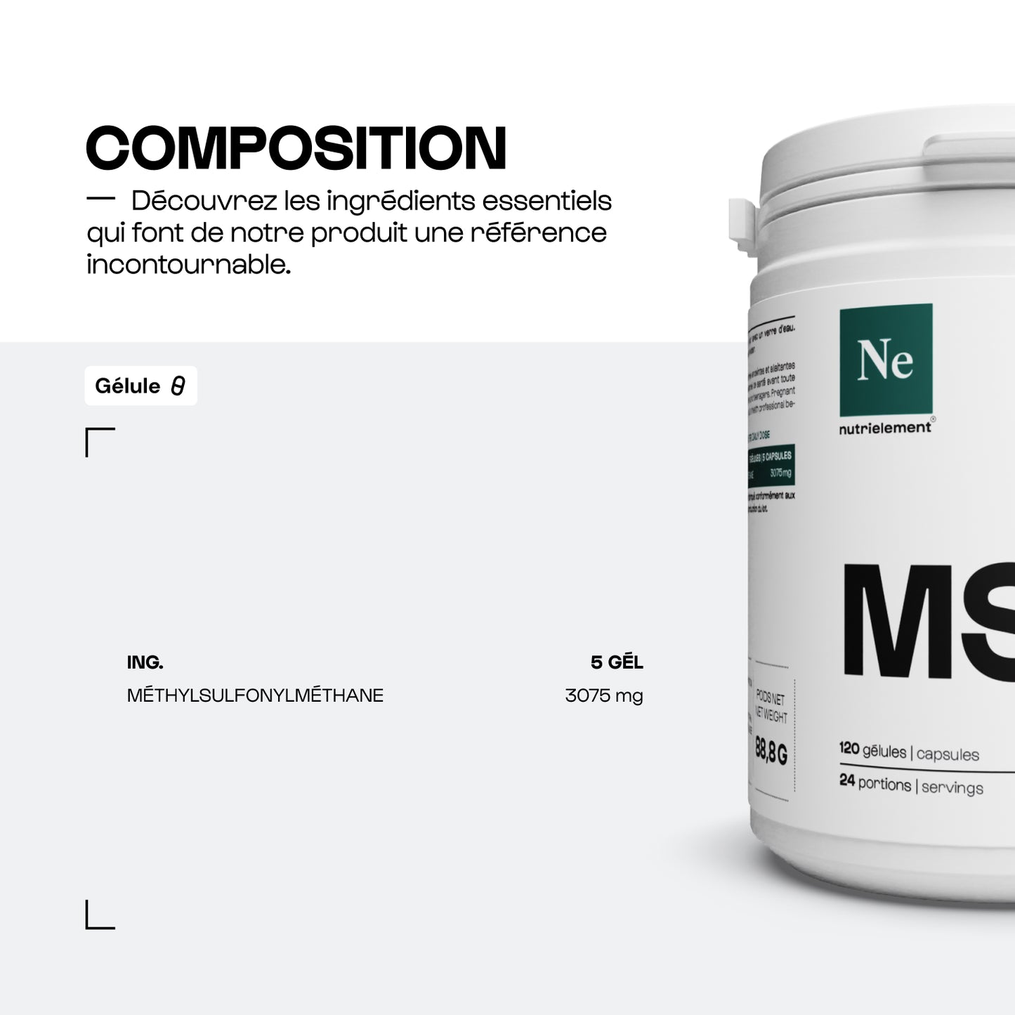 Optimsm® (Métylsulfonylméhane)