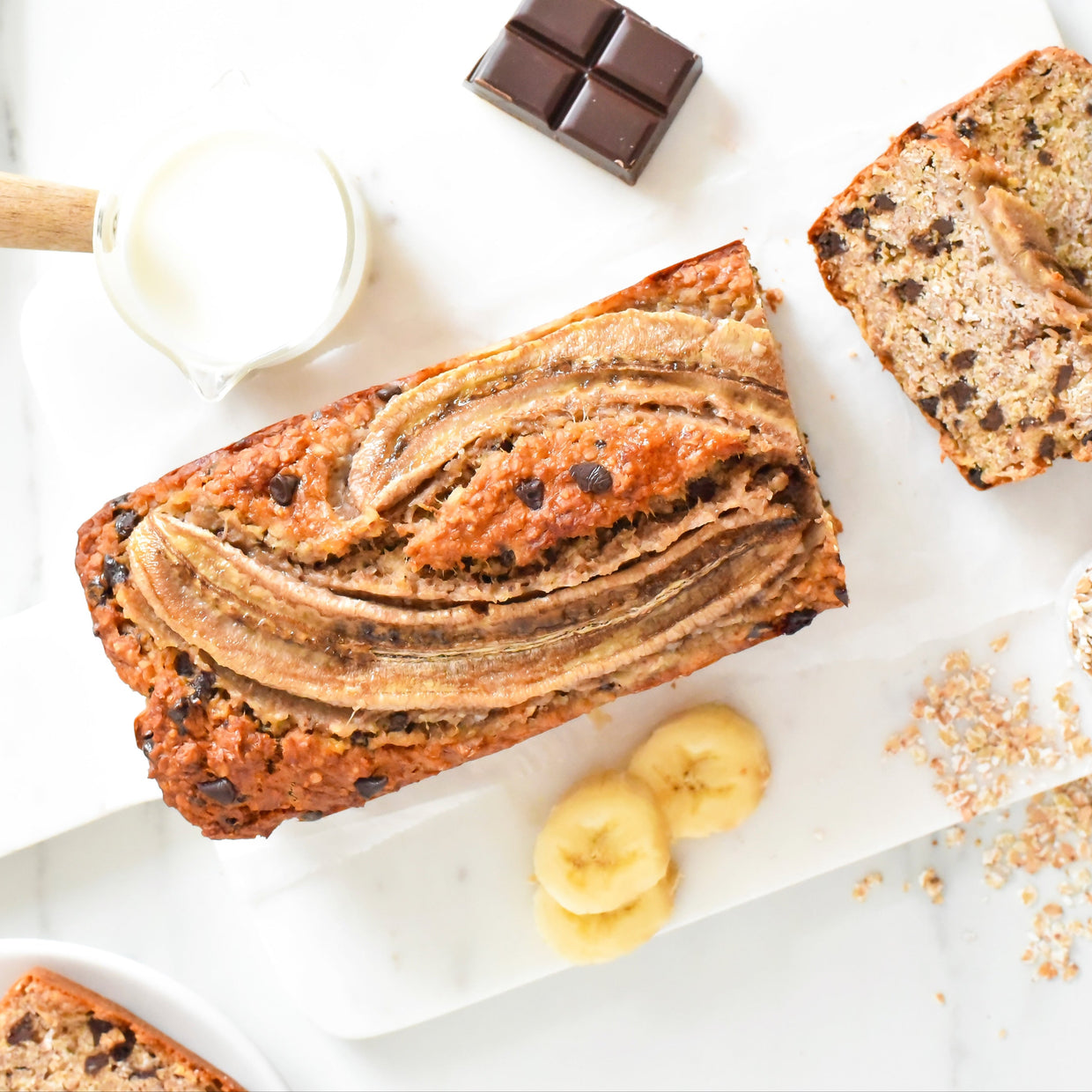 Rezept: Bananenbrot mit Buchweizenflocken