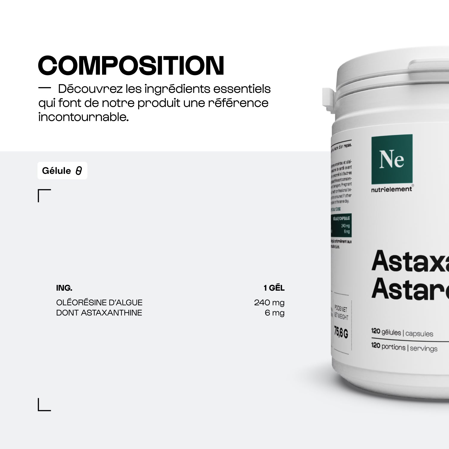 Astaxanthine Astareal® - 6mg