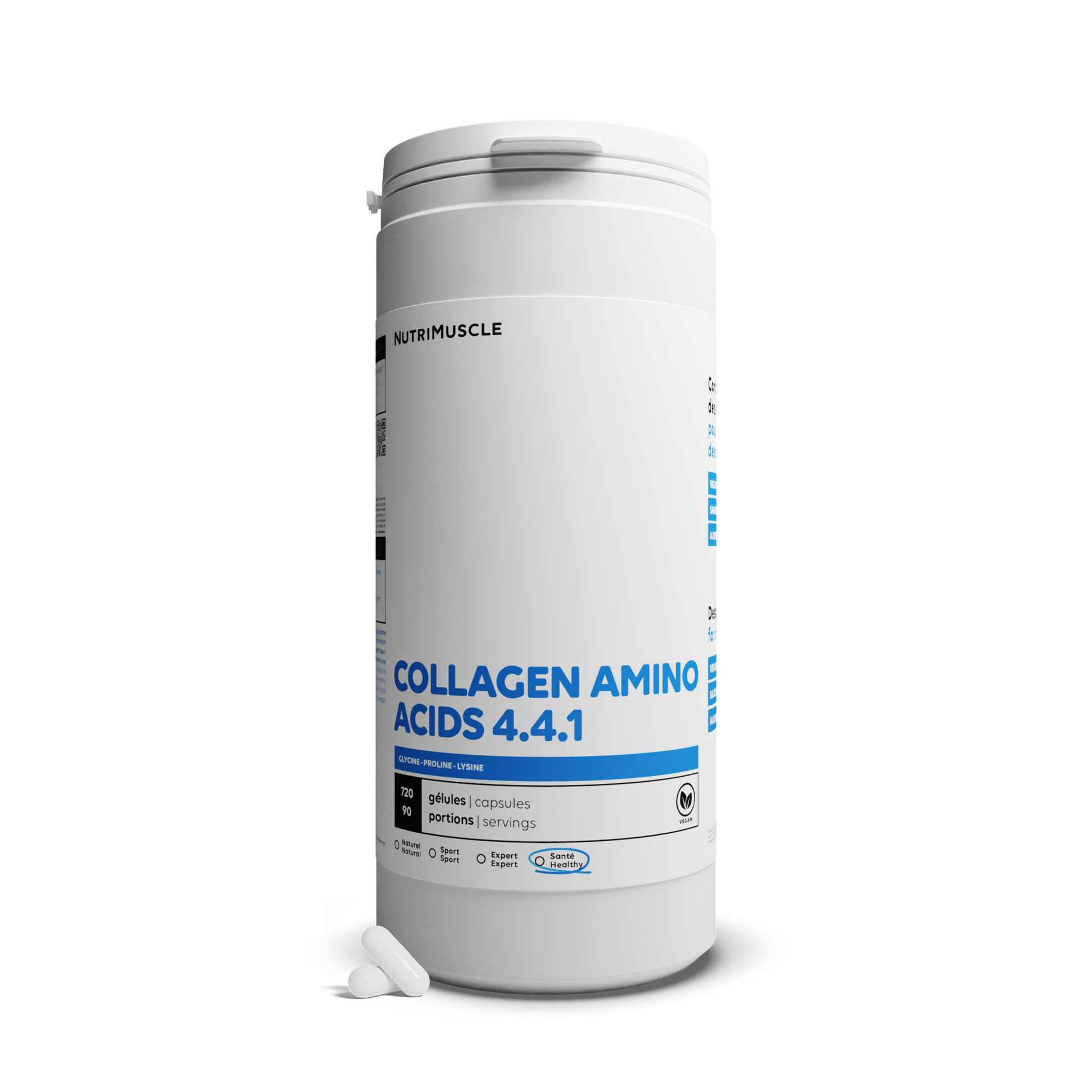 Eine Aminosäuren von Kollagen 4.4.1 in Kapseln