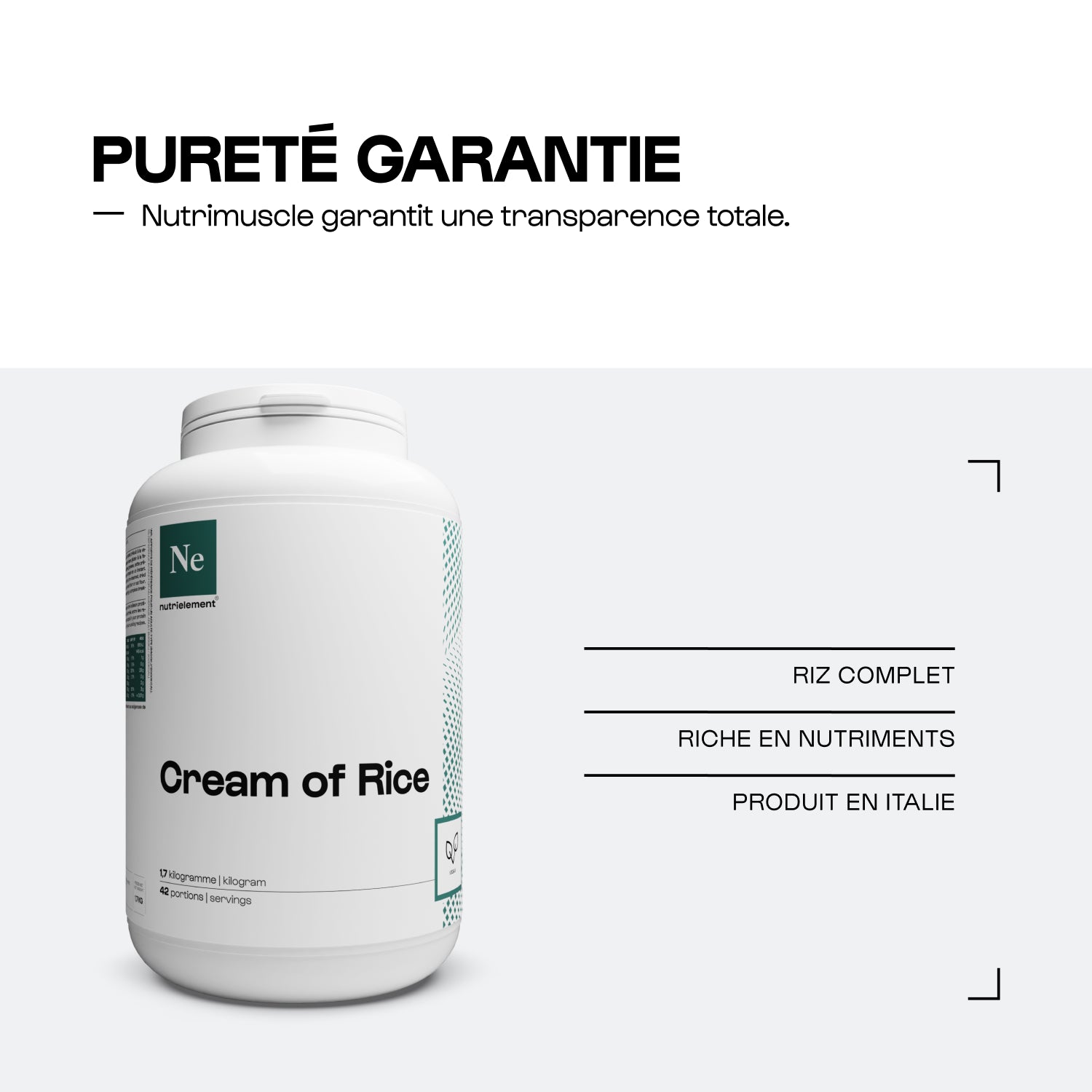 Bio -Reiscreme
