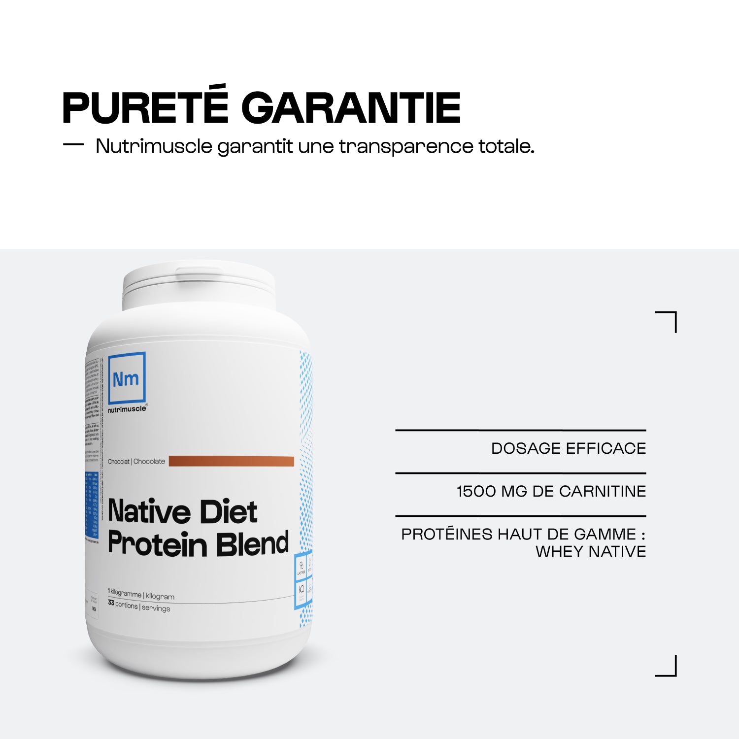 Diätproteinmischung