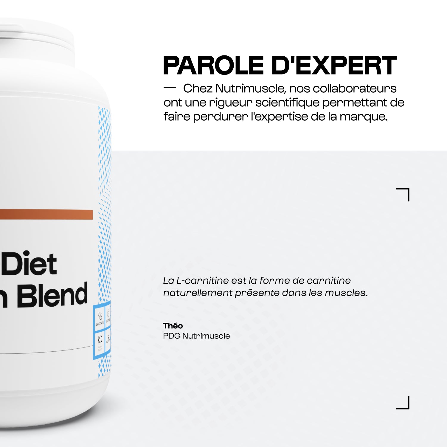 Diätproteinmischung
