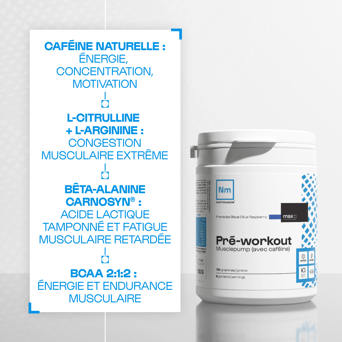 Pré-workout Musclepump - avec caféine