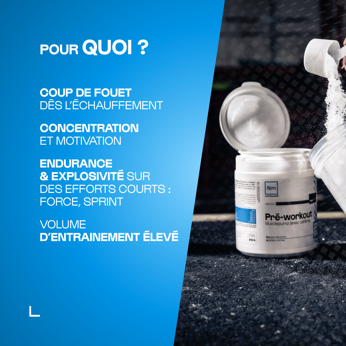 Pre-Workout Musclepump – mit Koffein