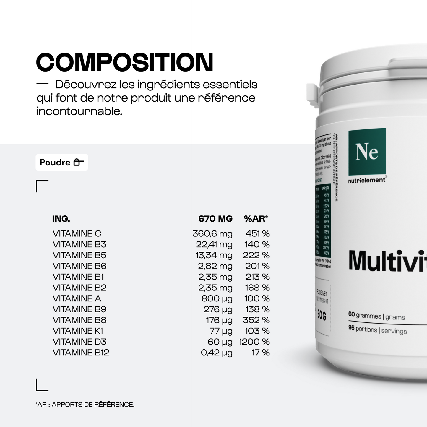 Multivitamine Pulver