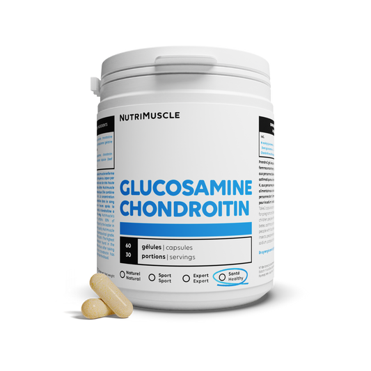 Mischen Sie Glucosamin + Chondroitin in Kapseln