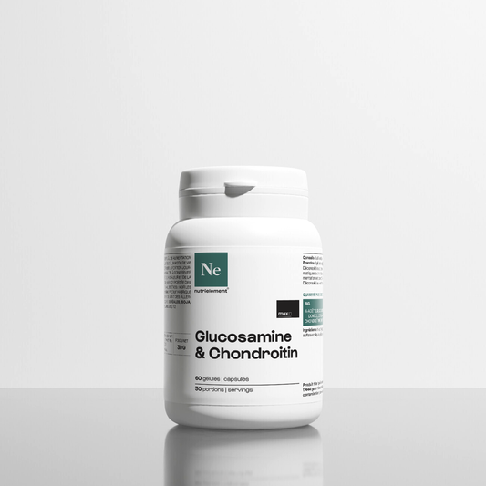 Mischen Sie Glucosamin + Chondroitin in Kapseln