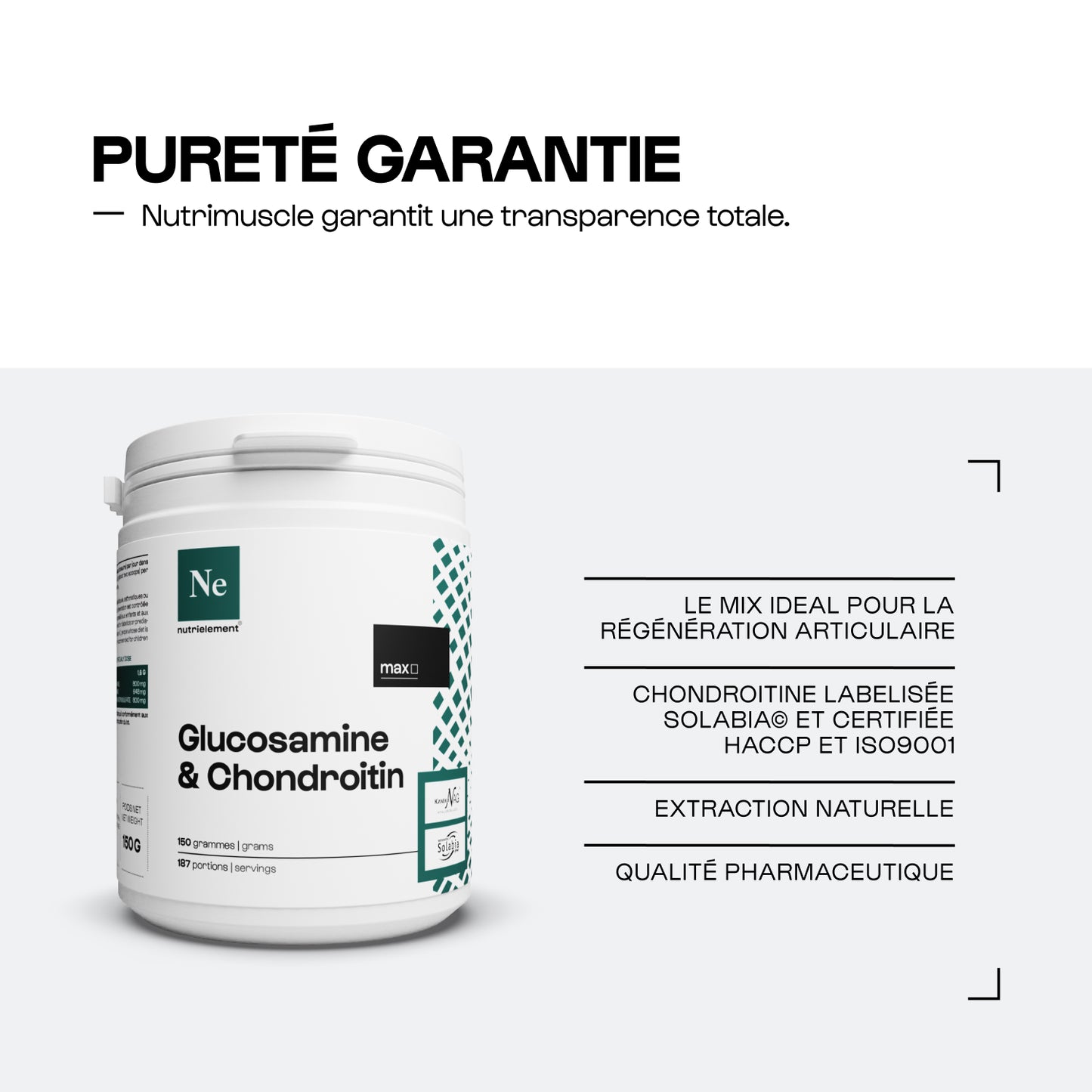 Mix Glucosamine + Chondroïtine en poudre