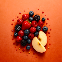 Pomme fruits rouges