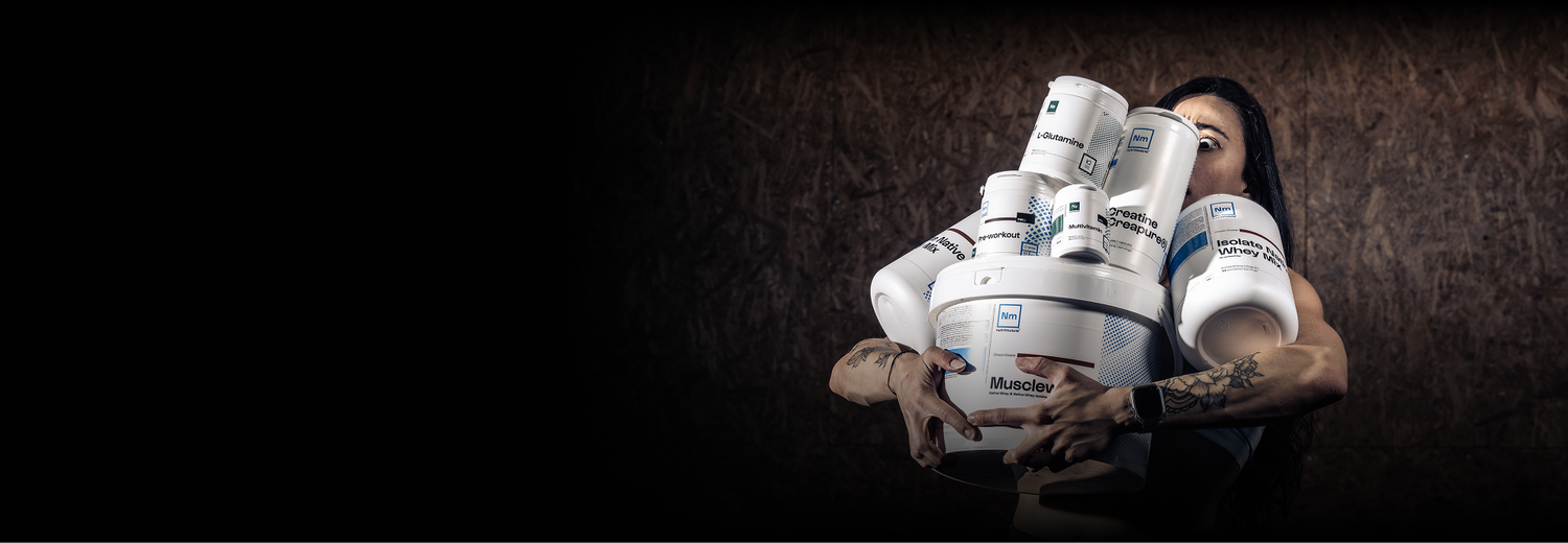 <p>Les compléments Nutrimuscle vous accompagnent dans chaque WOD, chaque PR, chaque victoire.</p>