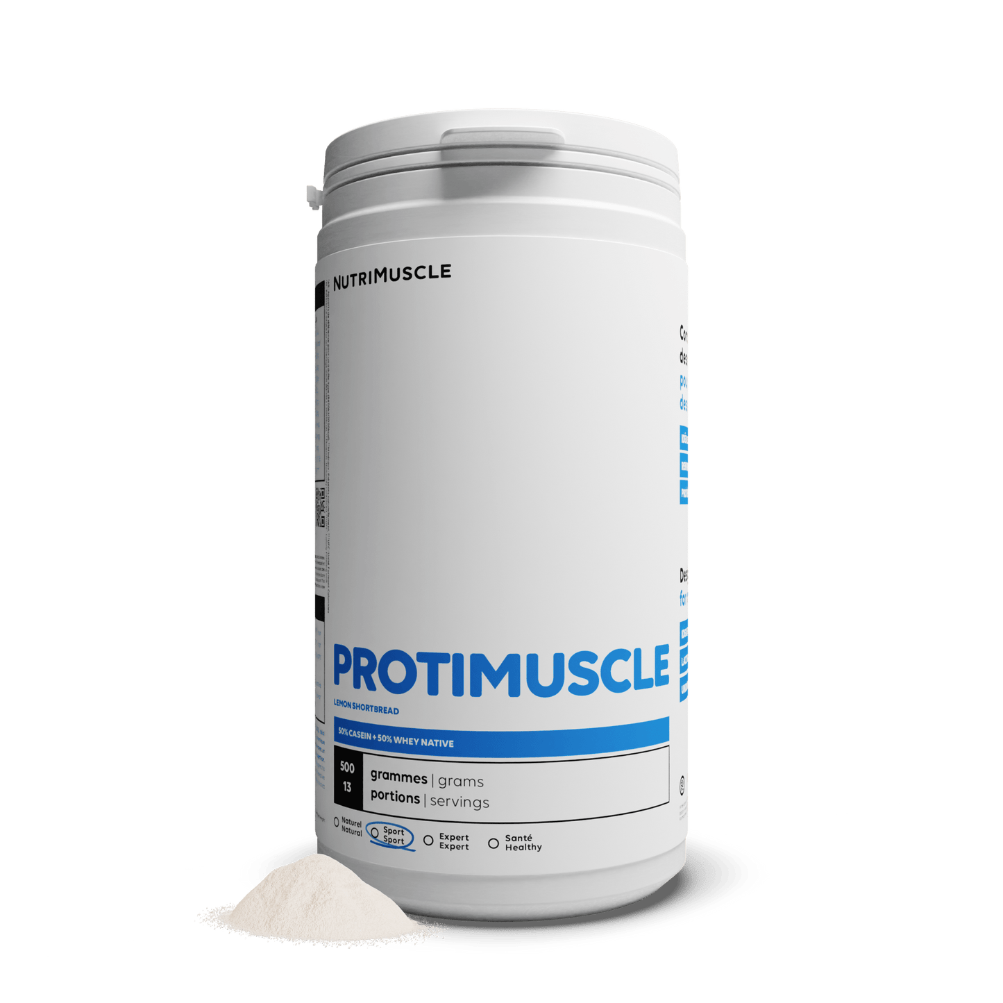 Nutrimuscle Protéines Sablé Citron / 500 g Protimuscle - Mix Protein