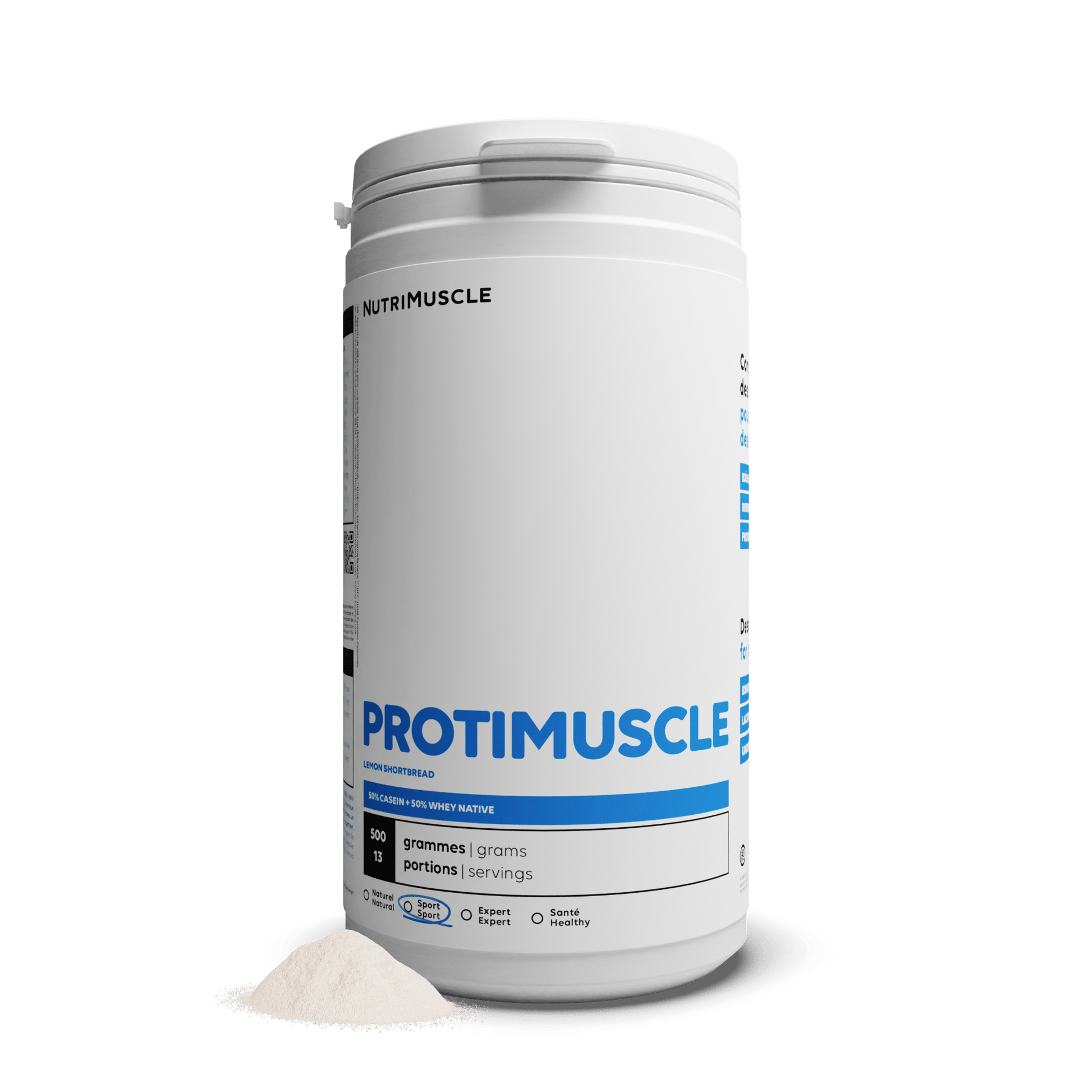 Nutrimuscle Protéines Sablé Citron / 500 g Protimuscle - Mix Protein