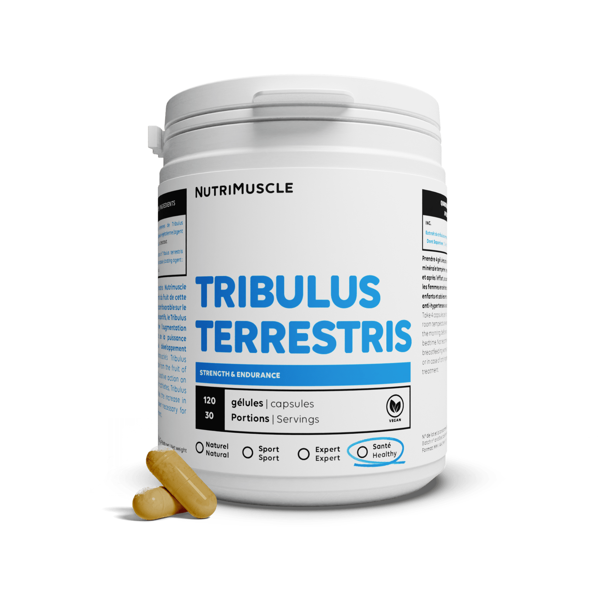 Nutrimuscle 120 gélules Tribulus Terrestris
